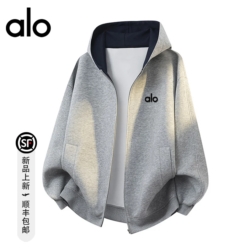 【官方奥特莱斯】品牌折扣 春秋开衫连帽卫衣情侣早秋时尚穿搭外套