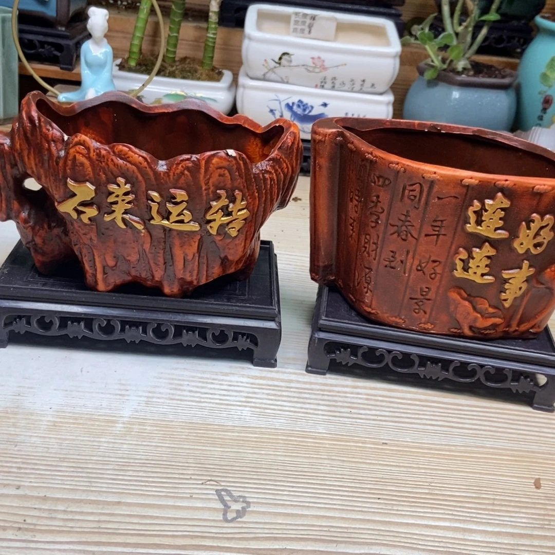 瓷片陶瓷花盆陶瓷艺术