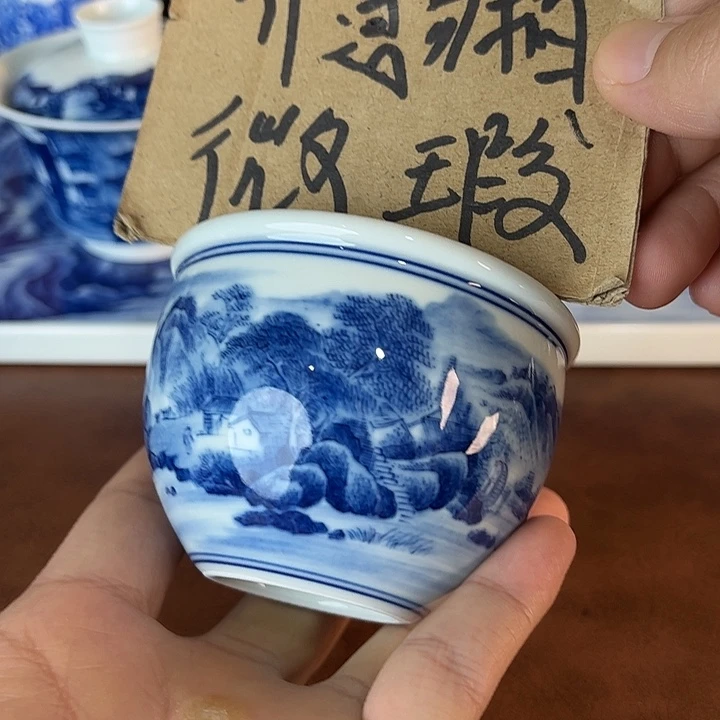 瓷片景德镇全手工手绘陶瓷