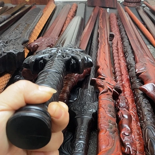 紫光檀木80长逆鳞