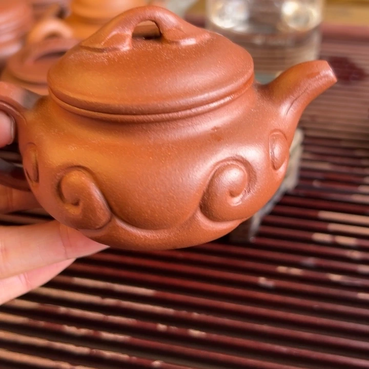 茶案紫砂降坡如意仿古150cc