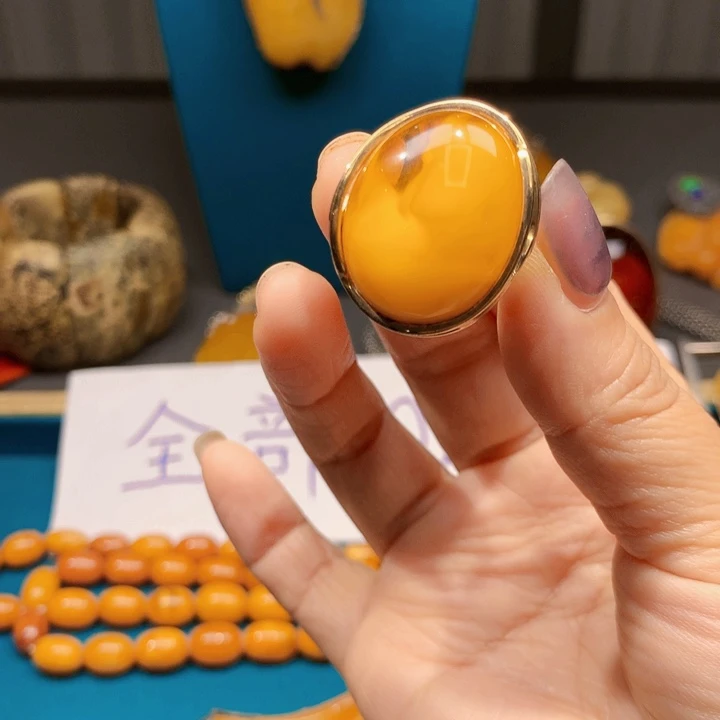 手链琥珀未镶嵌波兰设计款琥珀蜜蜡