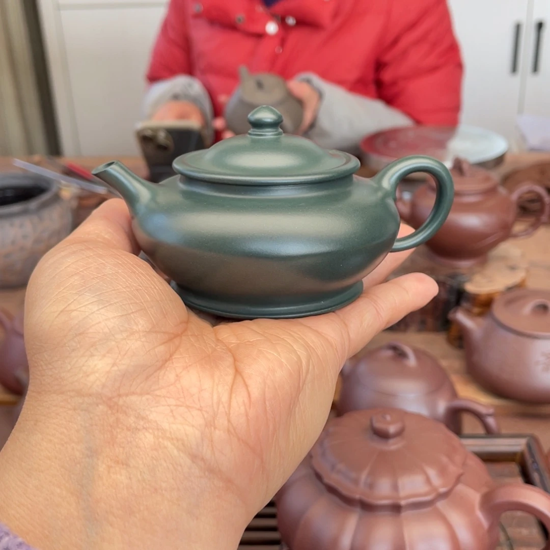 紫砂茶壶E***.绿泥合欢