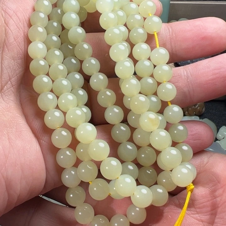 和田玉串未镶嵌112颗