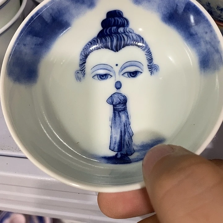 陶摆件景德镇陶瓷主人杯2445