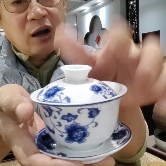 茶杯紫砂订制的盖碗白板