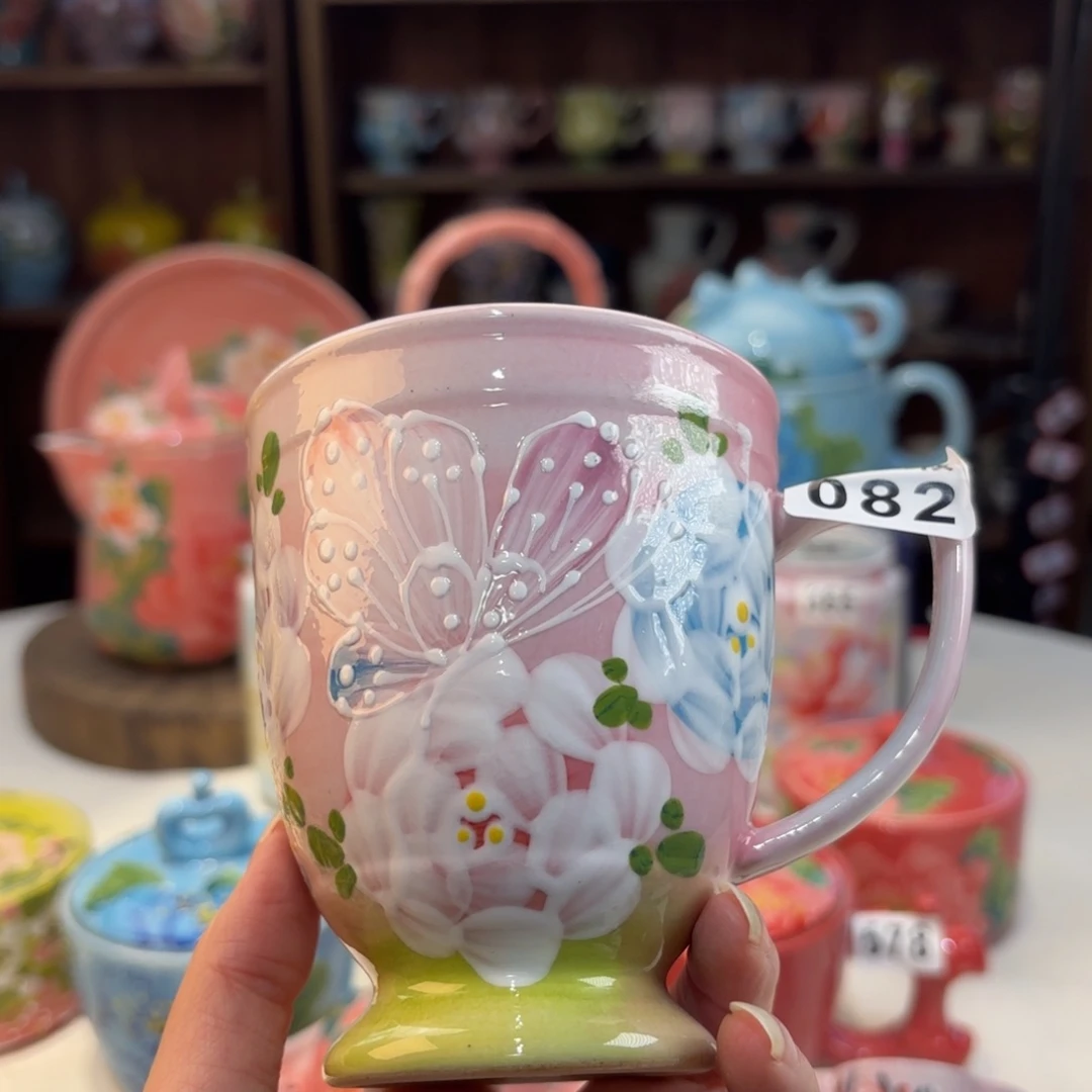 福**满景德镇手绘高温釉下彩陶瓷茶具