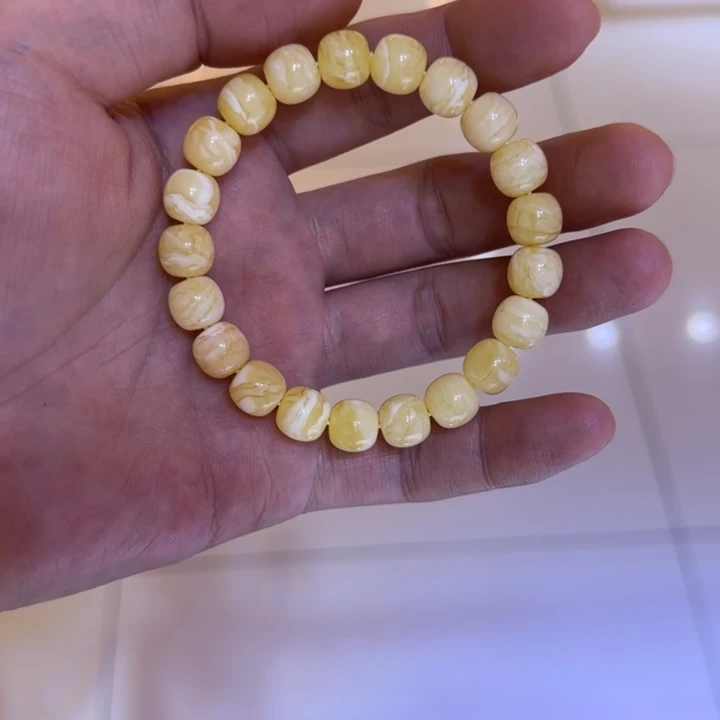 手链琥珀未镶嵌蜜蜡