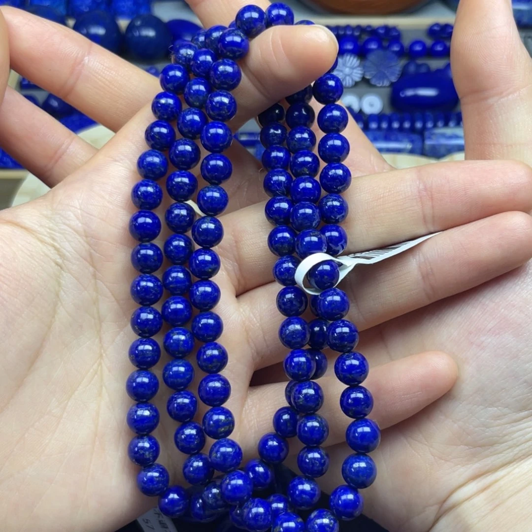 青金石未镶嵌108佛珠项链7+