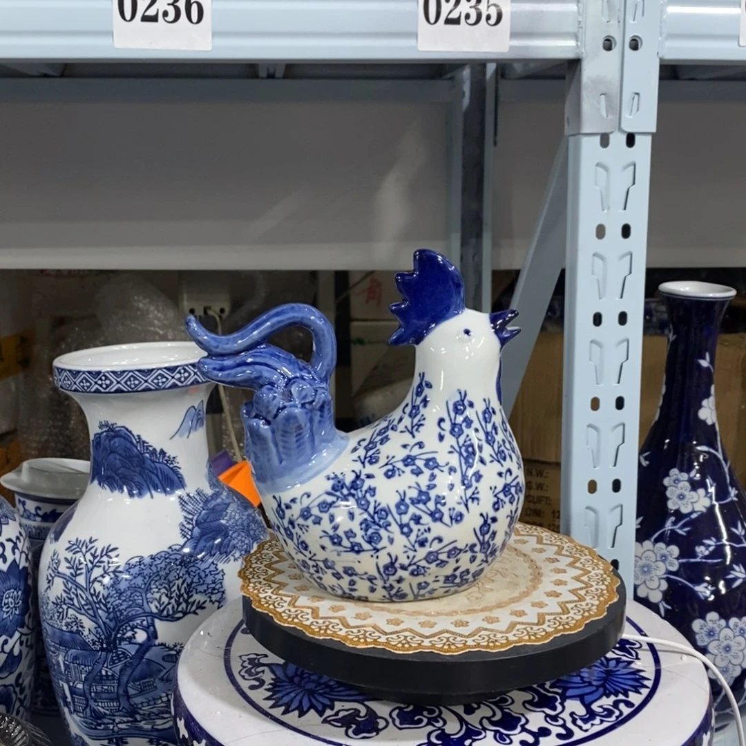 【闪购商品】摆件公鸡摆件花瓶摆件
