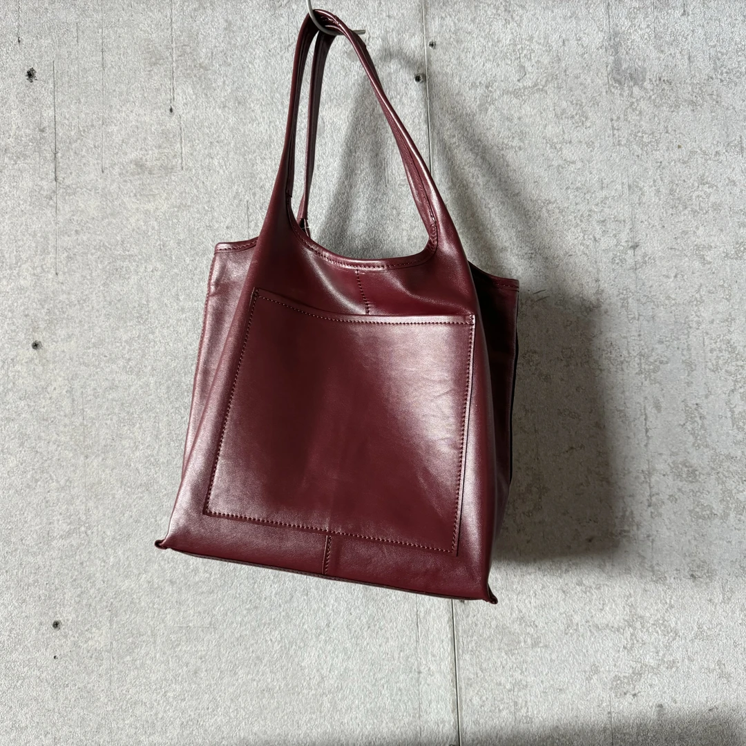 【阿风奋斗版】高端进口头层牛皮托特包