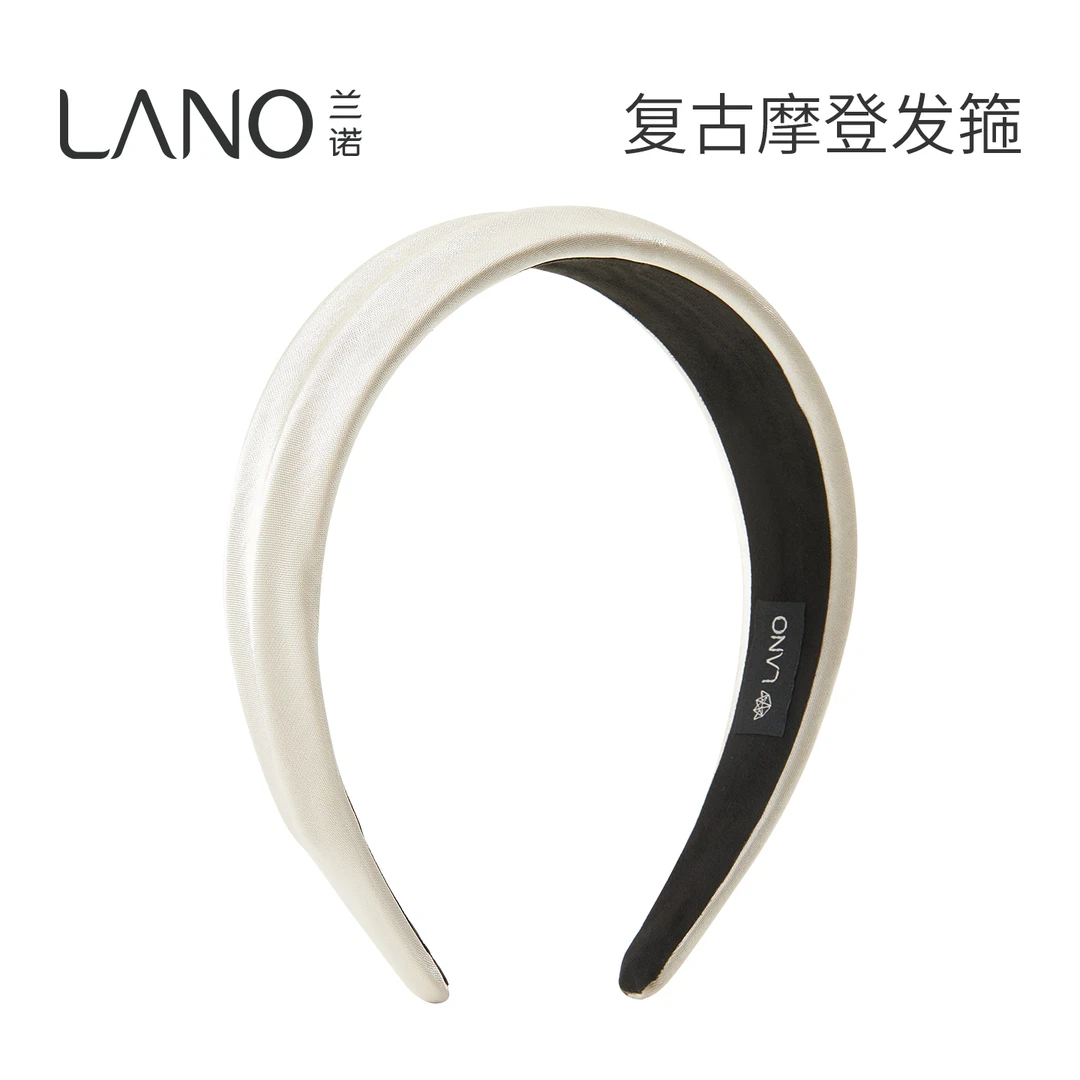 兰诺【黛伯希】经典英伦风白色发箍高级感洋气时尚日常高颅顶头箍
