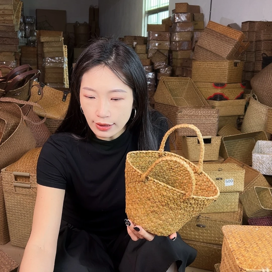 草编包/草编收纳盒微瑕疵