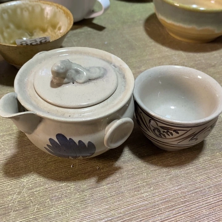 瓷片七厂手绘把壶