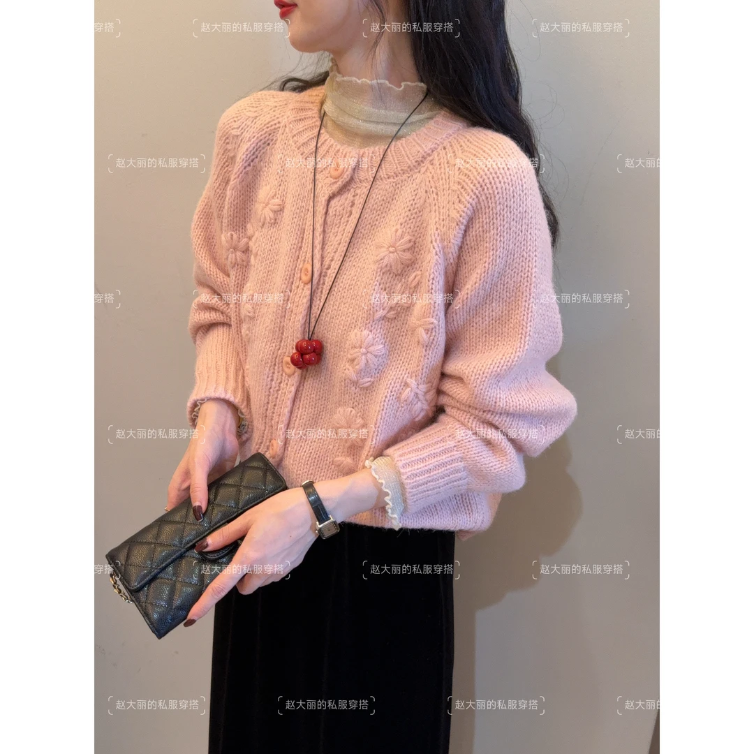 老赵服饰 重工手工绣花开衫上衣21AU3991