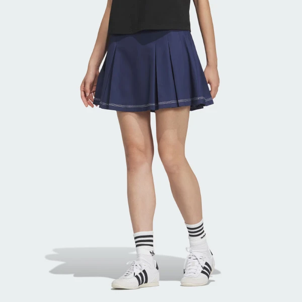 adidas/阿迪达斯女子短裙夏季复古运动A字百褶裙-定 JM8015