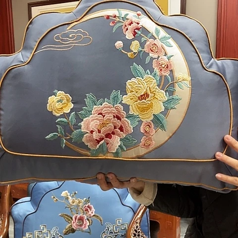 鹅绒云朵枕沙发靠枕1个
