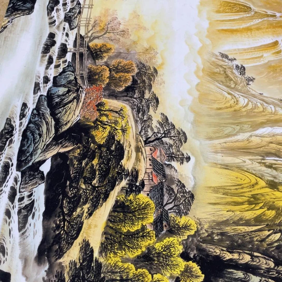 国画老师手绘带运险w