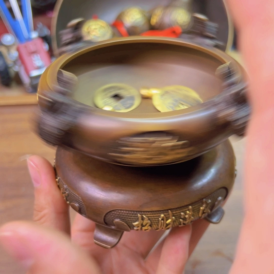 原矿风磨铜时来运转聚宝盆
