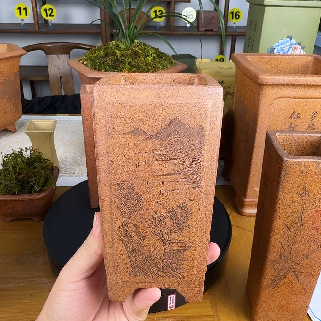 紫砂花盆L*紫砂花盆