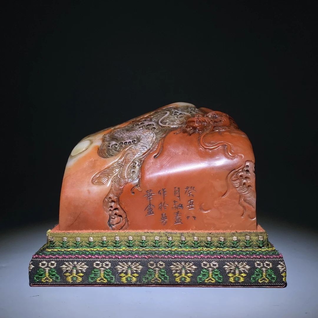 清-钱松款-寿山石印章2501220119