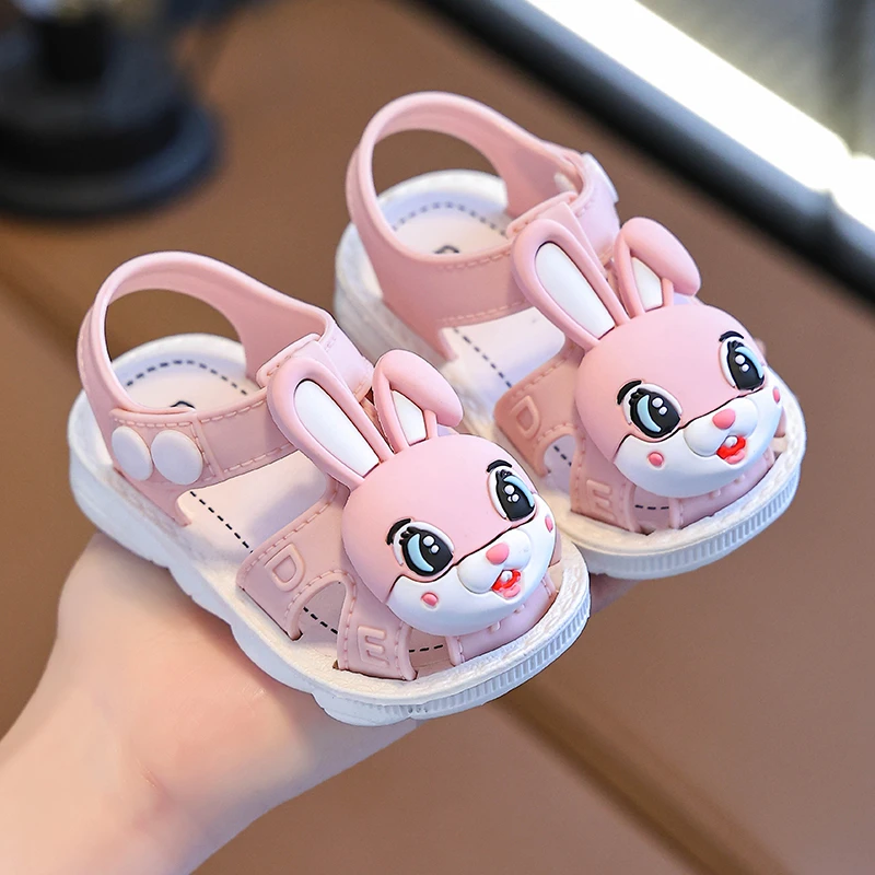 2025夏季幼儿宝宝包头凉鞋男女童防水洋气学步鞋可爱婴儿夏季新款