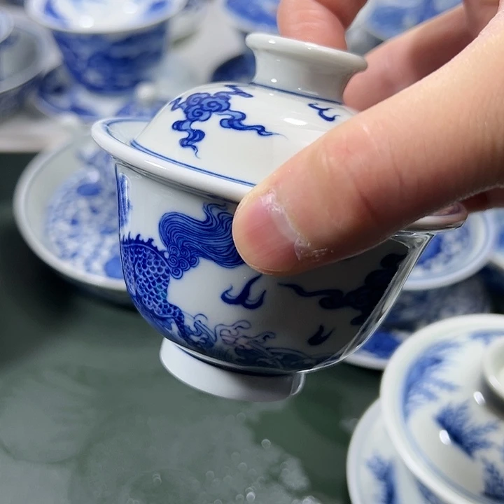 微瑕柴窑麒麟海水元宝两才