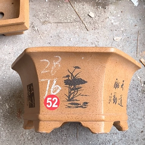 紫砂花盆手工制作
