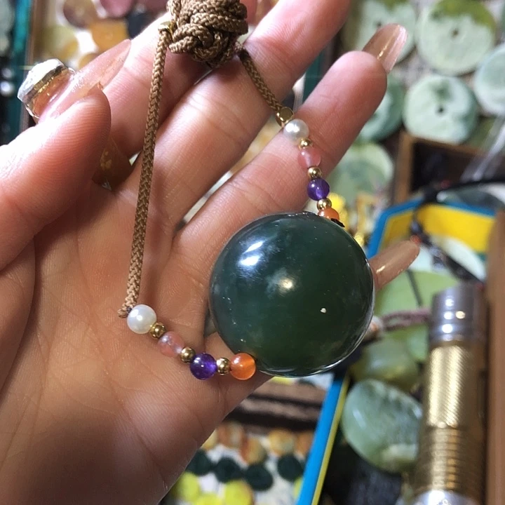 岫玉岫玉挂件未镶嵌