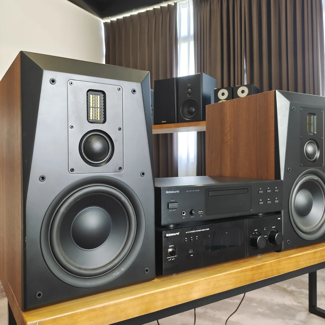 天逸S8+诺普声PM5+CD9，三分频音响hifi音响发烧级一整套