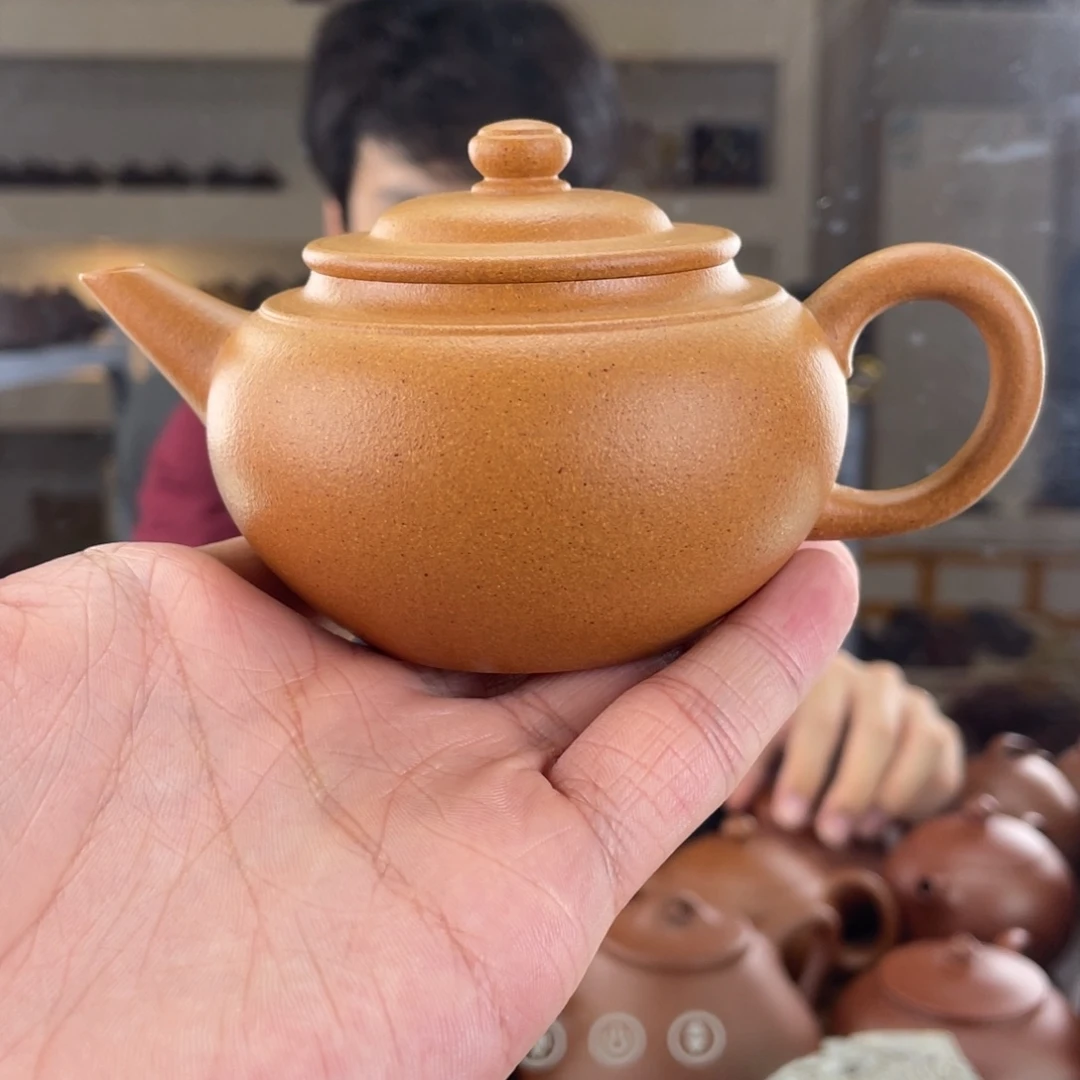 茶壶紫砂180cc黄金段茶壶