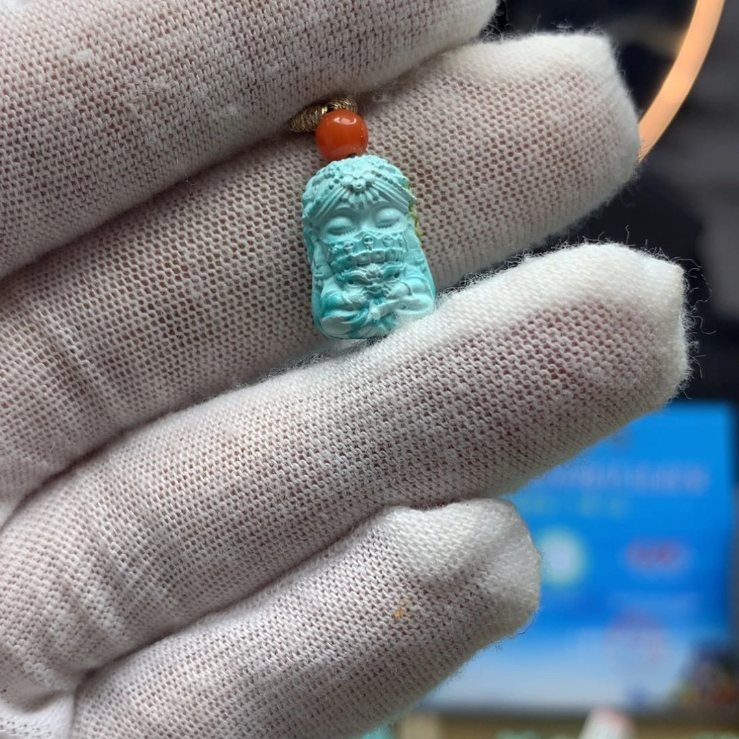 绿松石挂件未镶嵌