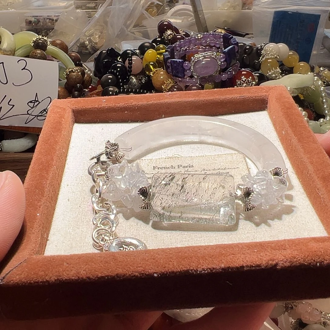 未镶嵌水晶手链水晶手链