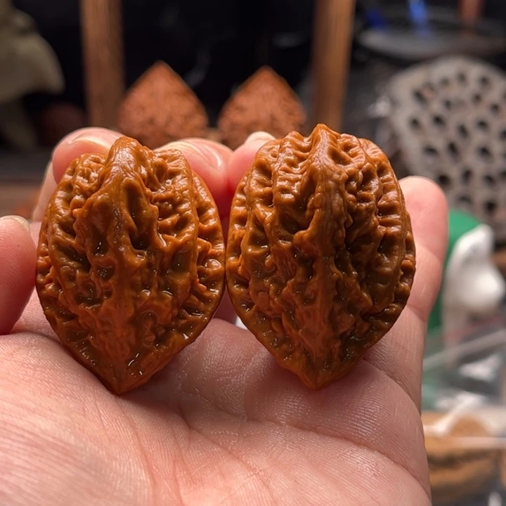 文玩核桃把件楸大胖7