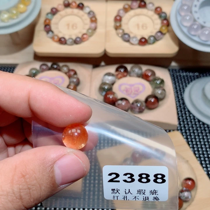 用***7未镶嵌珠宝半成品水晶单珠