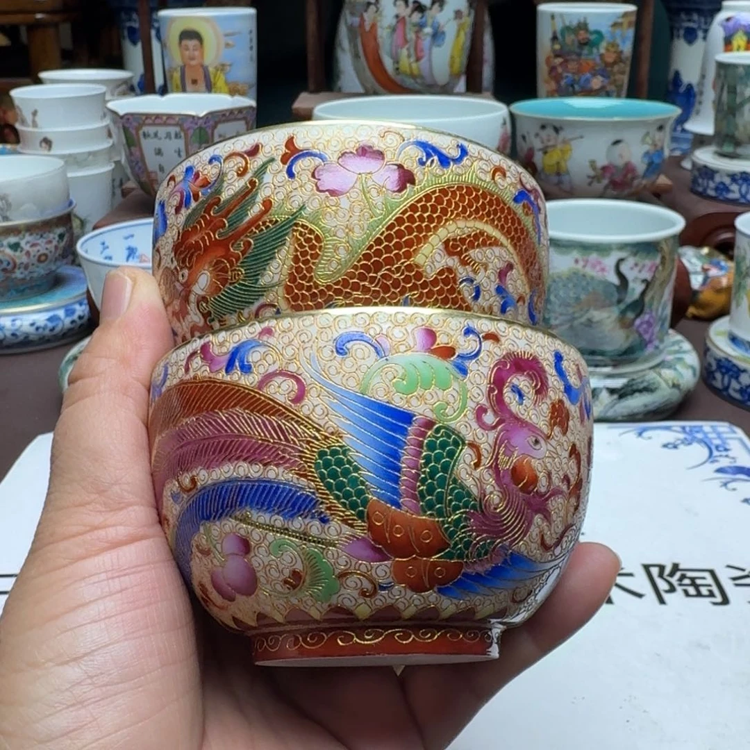 景德镇手工手绘展示