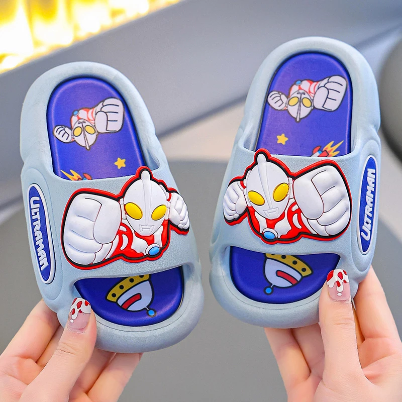 奥特曼儿童拖鞋夏季男童男孩小孩洗澡浴室内防滑中大童宝宝凉拖鞋