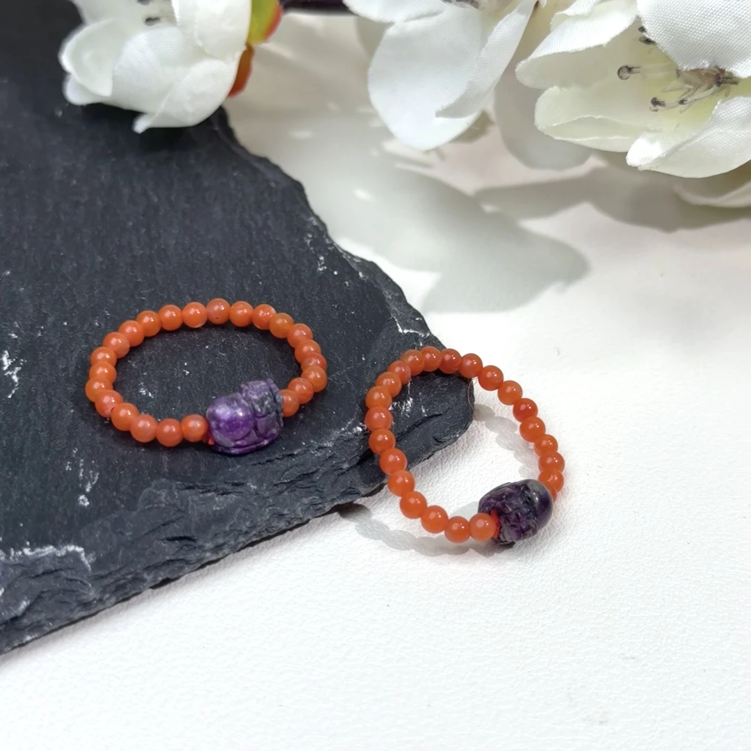 【铭记珠宝】南红DIY戒圈21-DM209H109【多样性发一件】