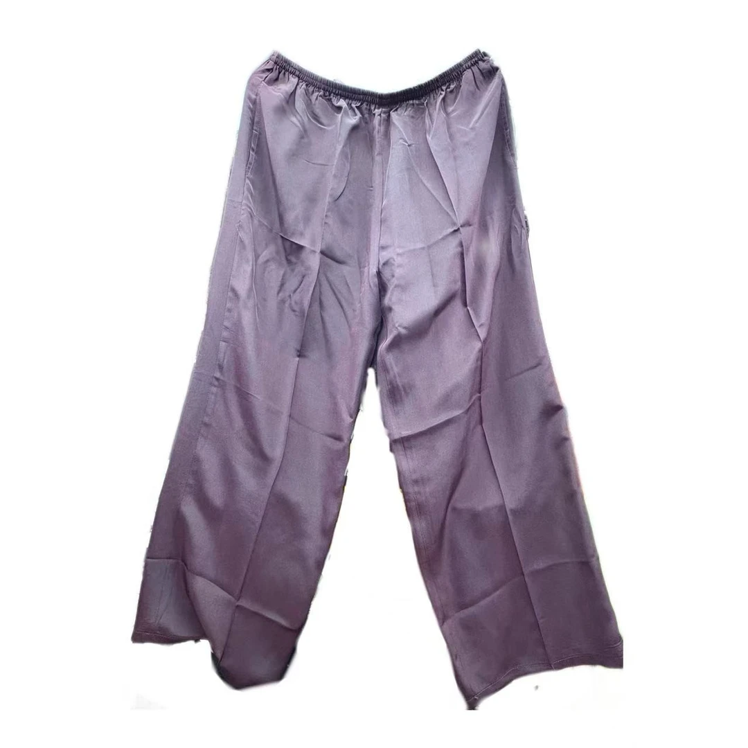 桑蚕丝大码真丝长裤男女同款