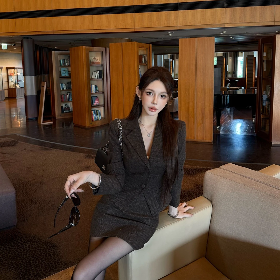 FH粉红丨“奢感韩智”设计感韩系羊毛修身呢子外套FH25C3C2639