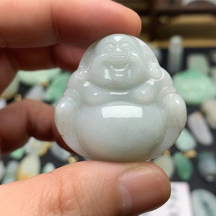 翡翠未镶嵌颈饰天然A货翡翠