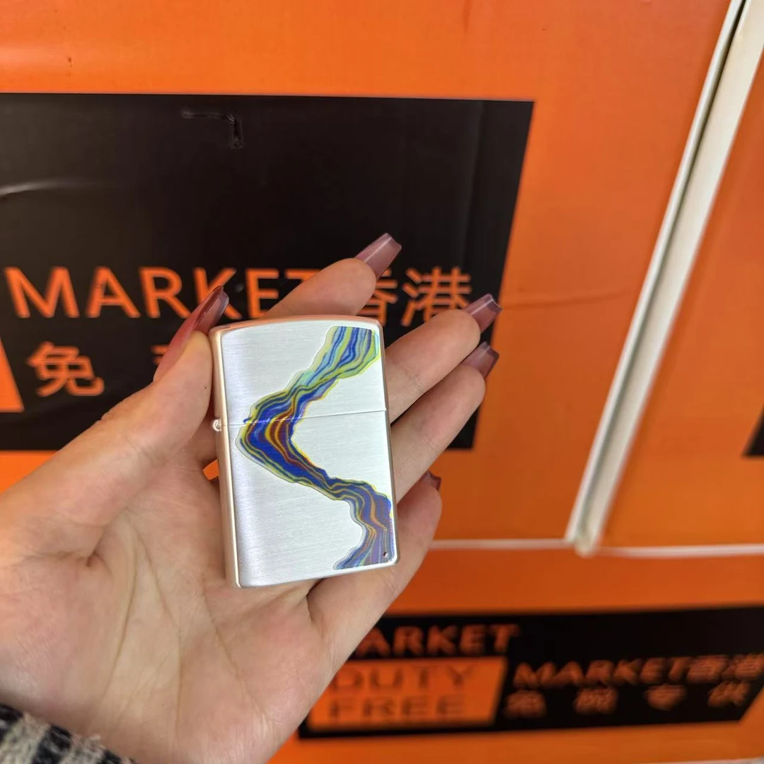 【火机总仓福利】佐罗官二代川流不息防风打火机高档个性夜光礼物