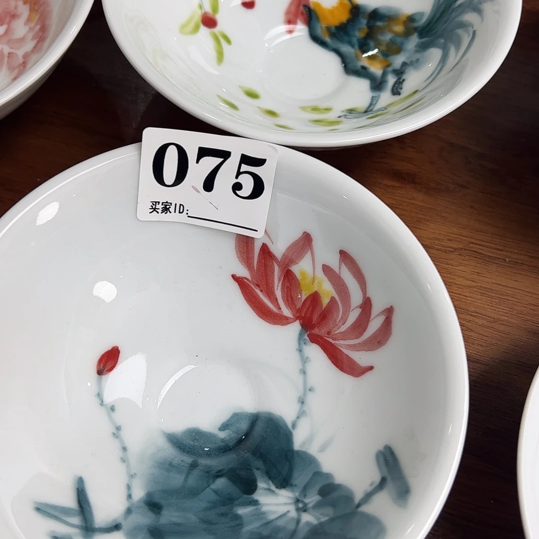 瓷片景德镇陶瓷手工手绘制作