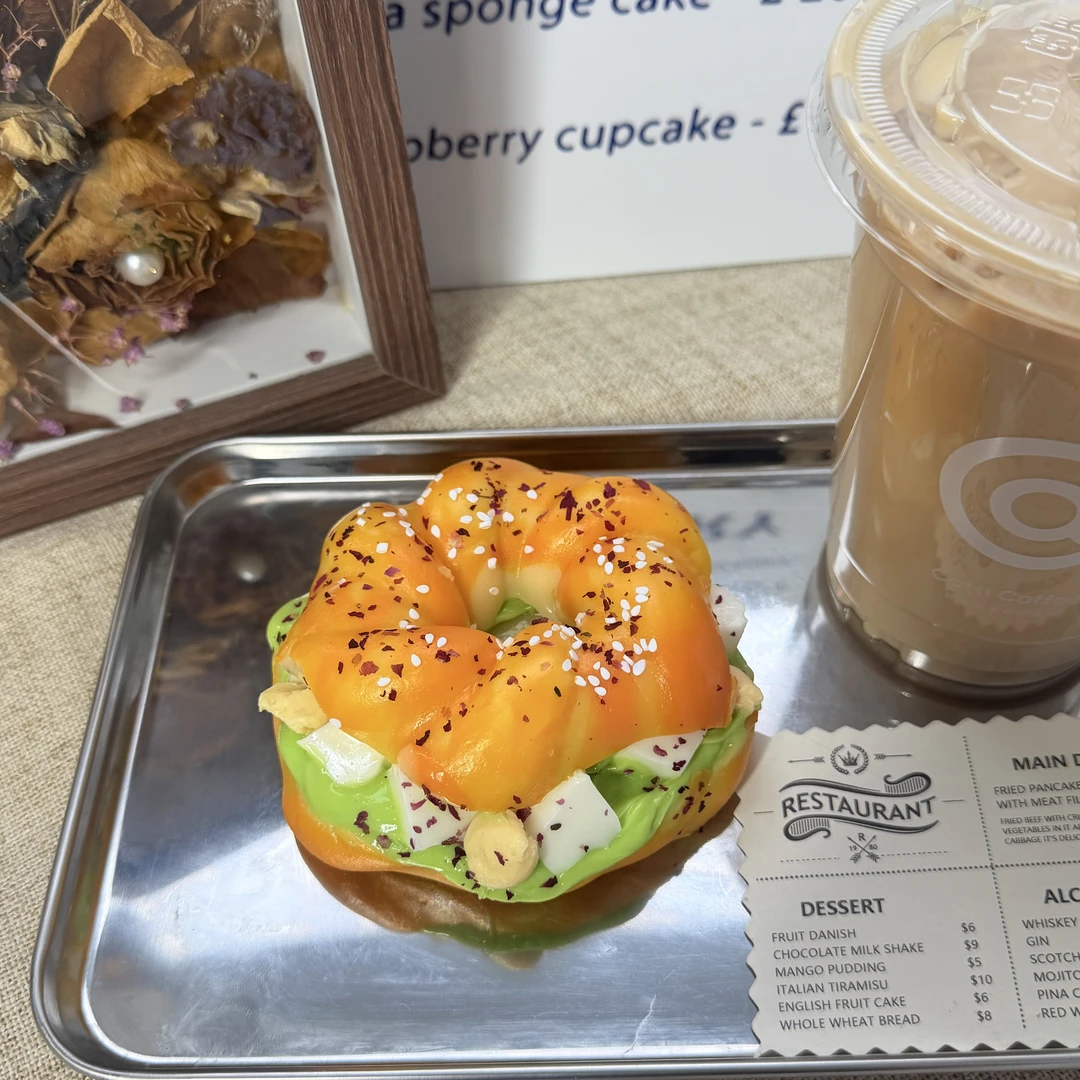 【腰果蛋白减脂贝果】喜仔yummy食品级硅胶捏捏礼物