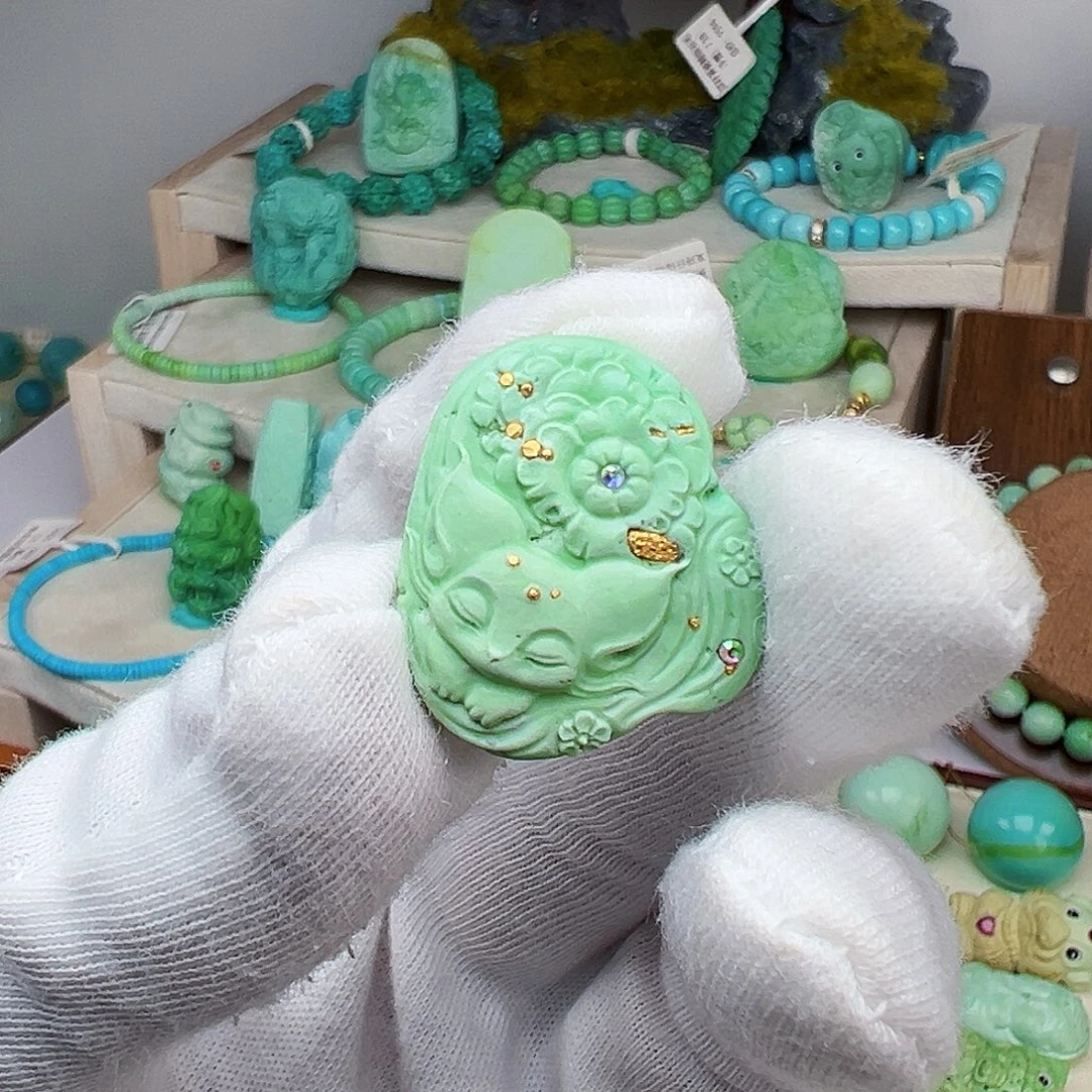 未镶嵌绿松石主播夏