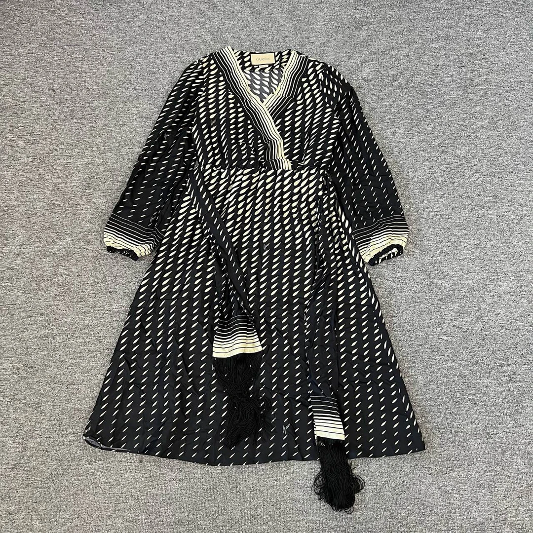 99新 GUCCI/古驰 gucci 桑蚕丝 连衣裙 36码
