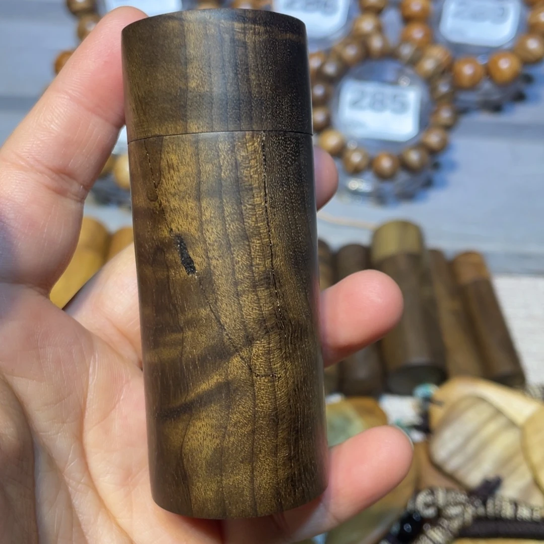楠木（金丝楠）其他瑕疵品牙签罐