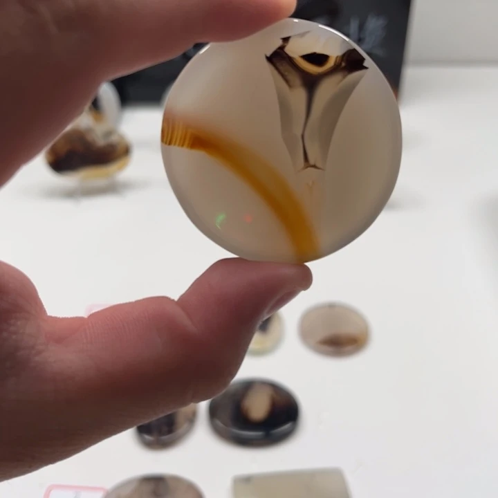 玛瑙/玉髓未镶嵌吊坠(不含链)