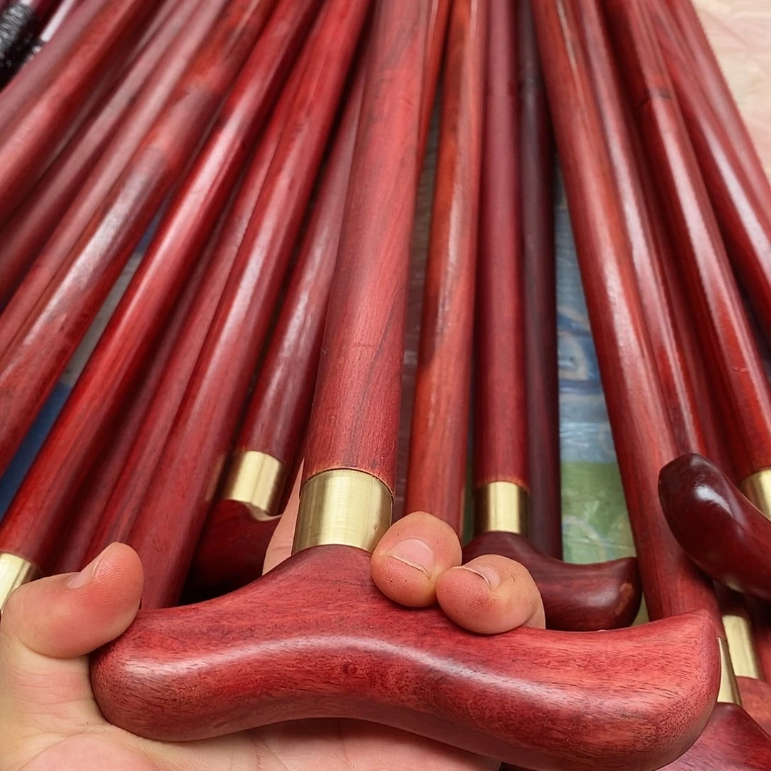 香榧木紫檀 鸟头拐棍