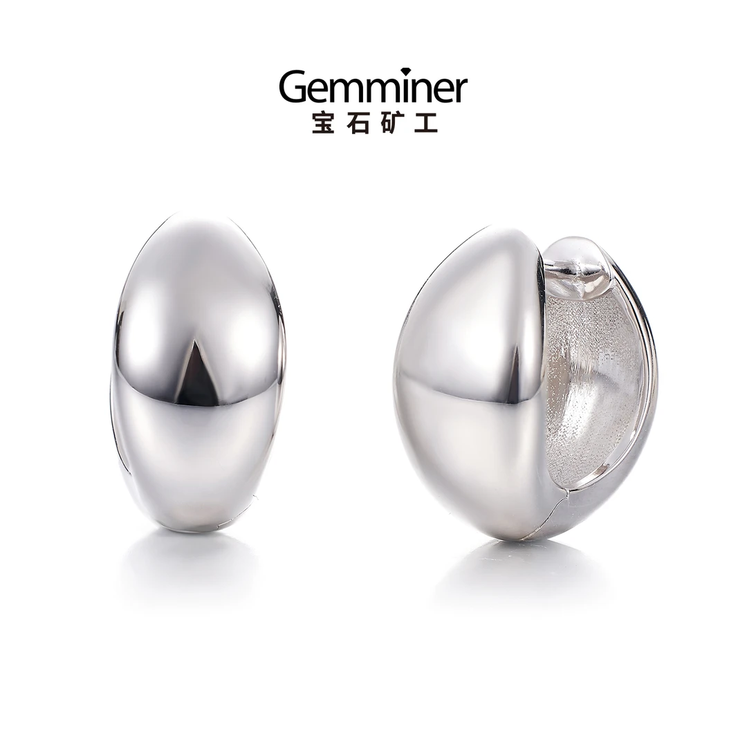 925银耳饰 宝石矿工品牌福利·银镶耳饰